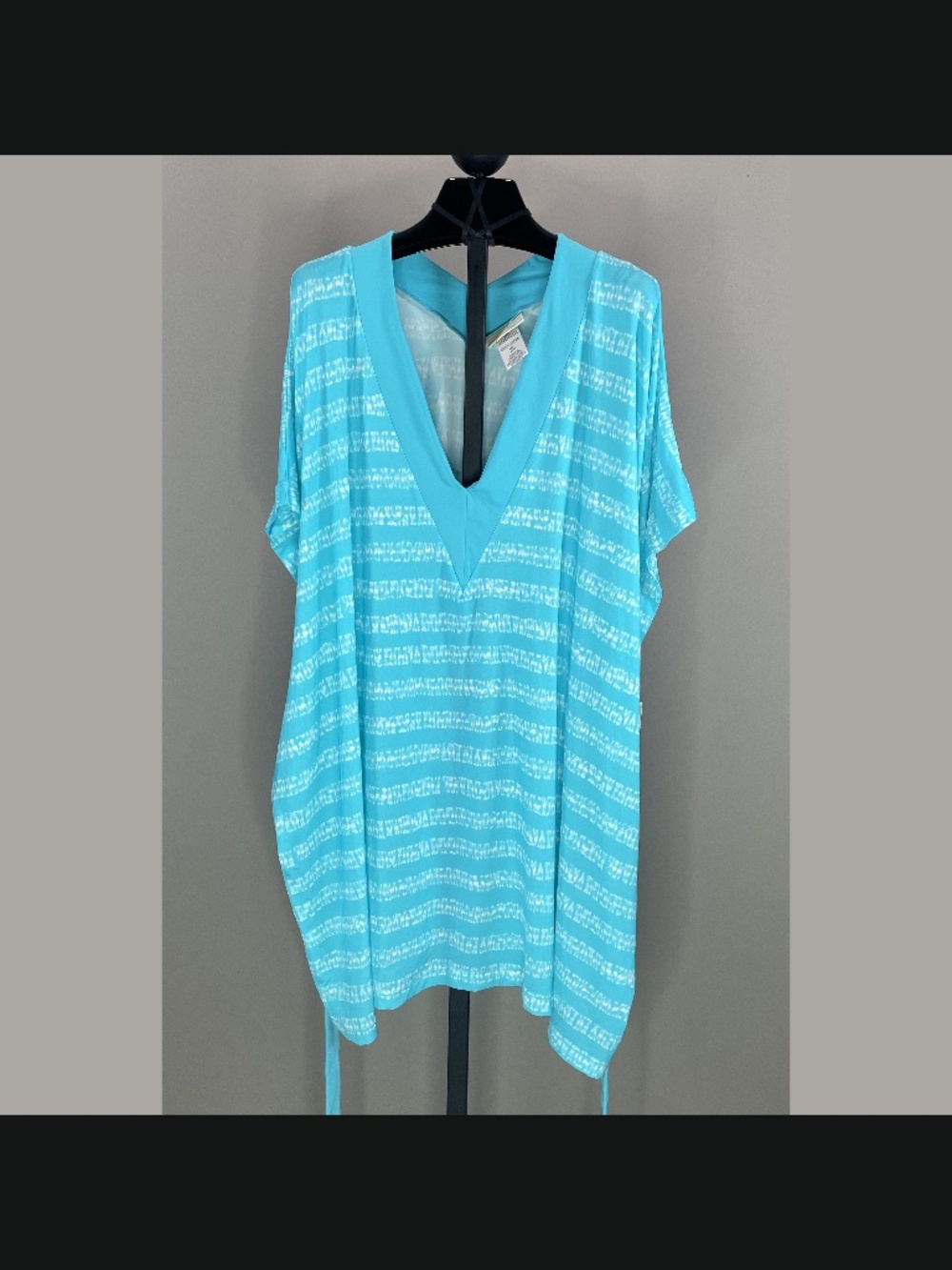 NEW MMK Michael Kors Swim Cover Womens Medium Large blue beach summer casual